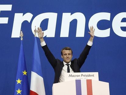 El presidente de Francia, Emmanuel Macron. 