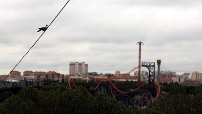 Vista del parque de atracciones de Madrid, que gestiona Parques Reunidos.