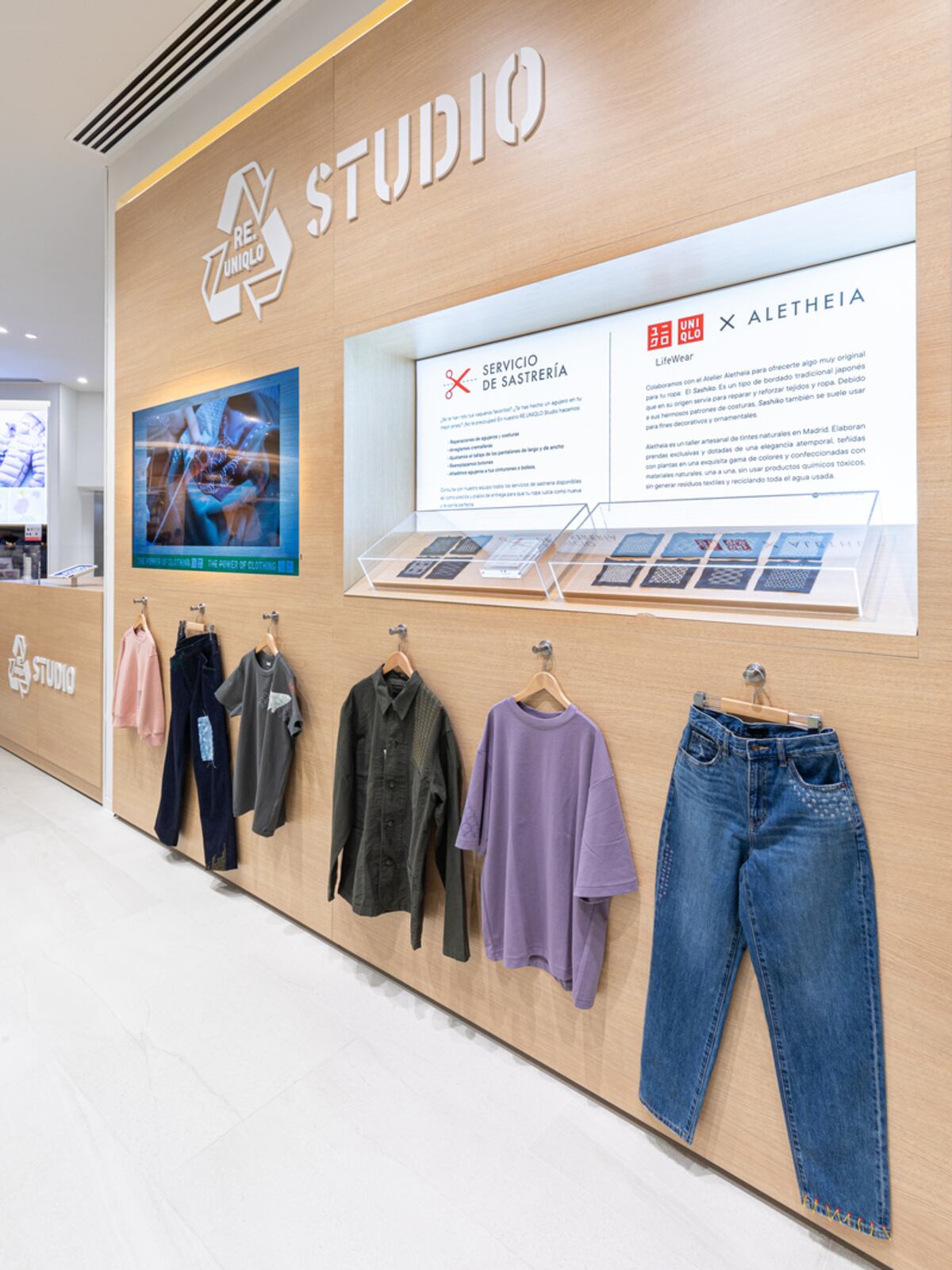 Reposicion Ropa Uniqlo estrena en Madrid un servicio de reparación de ropa dañada ...