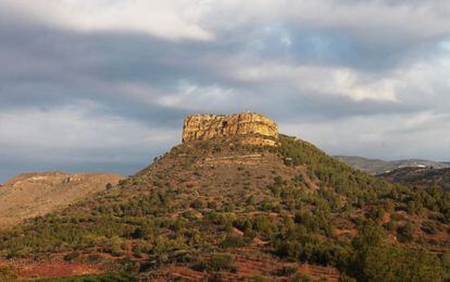 Vista de la Mola de Segart, en el parque natural de la Sierra Calderona, en Valencia.