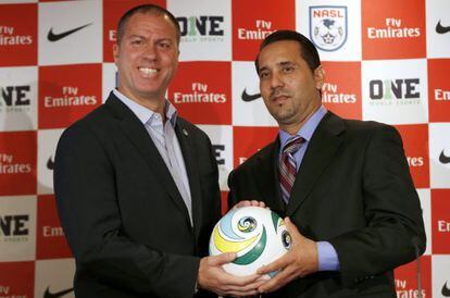 Los entrenadores del New York Cosmos y de la selección de Cuba