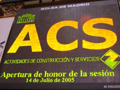 Pantalla con la apertura de honor de la sesi&oacute;n de ACS.