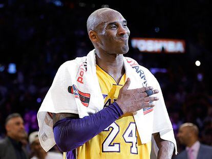 Kobe Bryant. Kobe Bryant, en su despedida.