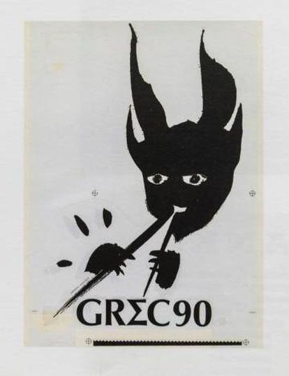 Logotipo de América Sánchez para el Festival Grec de 1990.