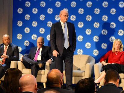 John Flannery, consejero delegado de General Electric, en Nueva York.