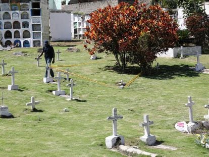 El cementerio de Las Mercedes en Dabeiba, Antioquia.