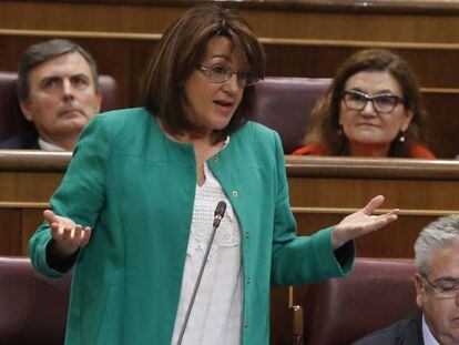 Soraya Rodríquez, en el Congreso de los Diputados.