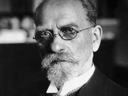 Retrato del filósofo alemán Edmund Husserl, en 1932.