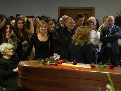 Funeral de Enrique Cerd&aacute;n Tato celebrado ayer en Alicante.