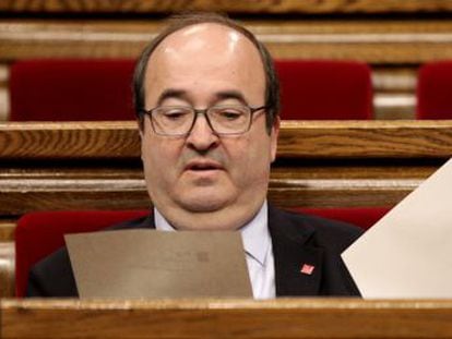 ERC y Junts per Catalunya impiden la designación como senador del líder del PSC