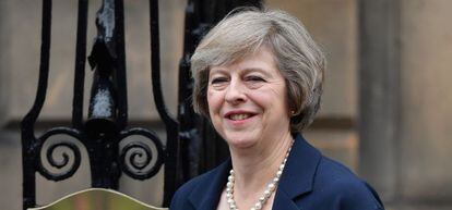 Primera ministra brit&aacute;nica Theresa May.
