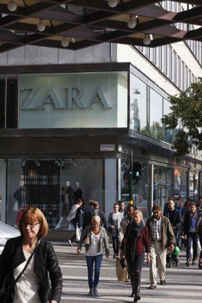 Botiga de Zara a Estocolm (Suècia).