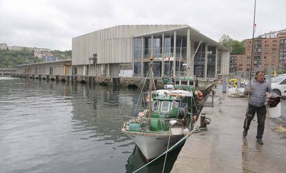 La nueva lonja pesquera del Puerto de Pasaia.