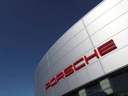 Concesionario de Porsche en Bruselas.