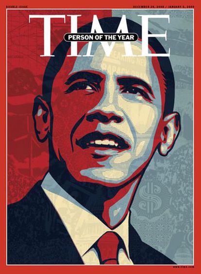 La revista 'Time' designa a Barack Obama como el personaje más importante del 2008