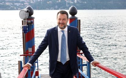 Matteo Salvini, Presidente della Lega al Forum Ambrosetti 2021.