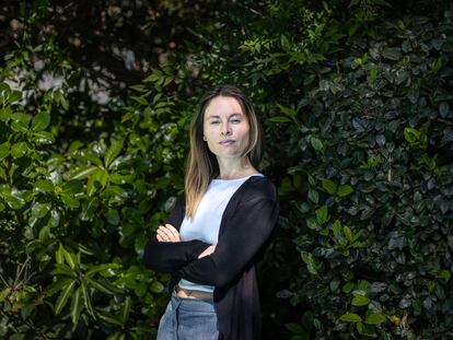 Valentina Correa en su casa en Santiago (Chile).