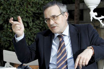 Antoni Gurguí, el viernes durante la entrevista en Madrid.