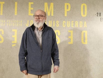 El cineasta José Luis Cuerda durante la premiere de la película 'Tiempo después' el 18 de diciembre de 2019 en Madrid.
 
 