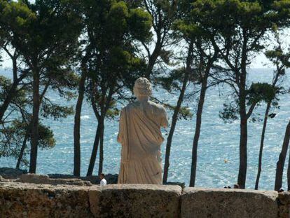 Las ruinas de Emp&uacute;ries, un espacio con cifras de visitantes &ldquo;muy bajas&rdquo;, seg&uacute;n Ferran Mascarell. 