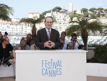 El actor y director Tommy Lee Jones en Cannes. 