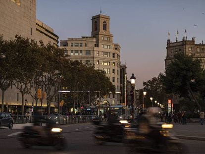 La plaza Catalunya de Barcelona, en una imagen de archivo.