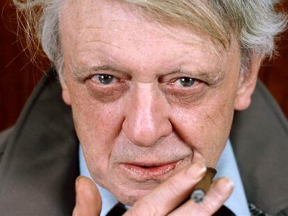 Anthony Burgess fotografiado en enero de 1987.