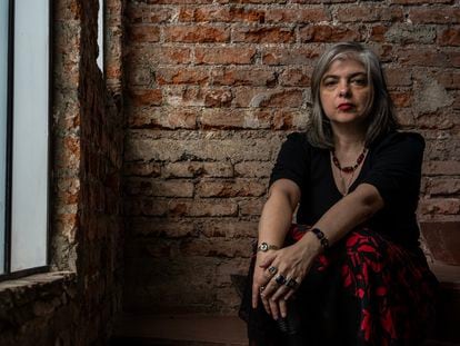 La escritora argentina Mariana Enriquez, el 21 de noviembre de 2023 en Ciudad de México.