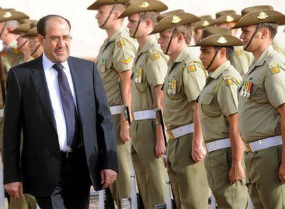 Maliki pasa revista a las tropas australianas