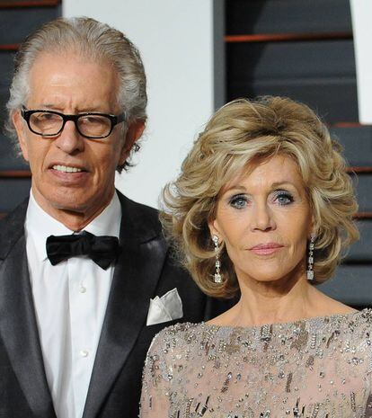 Jane Fonda y Richard Perry, en febrero del a&ntilde;o pasado en Beverly Hills.