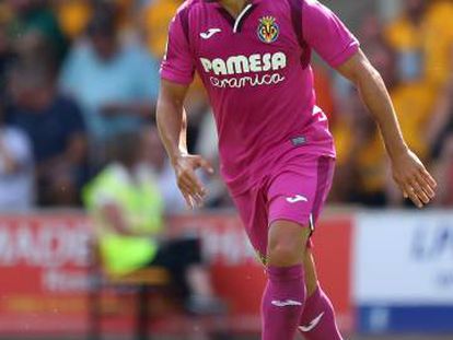 Santi Cazorla, durante un partido amistoso contra el Wolverhampton Wanderers el sábado.