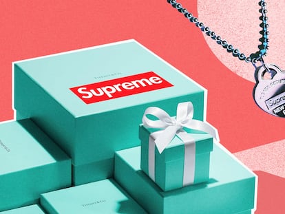 Tiffany & Co y Supreme: por qué han unido fuerzas la firma de la famosa caja azul con la marca gamberra favorita de los ‘skaters’