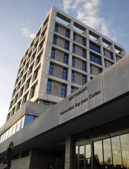 Sede del rectorado de la Universidad Rey Juan Carlos, en Móstoles.