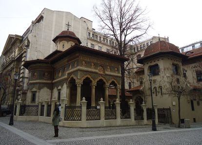 La iglesia Stavropoleos, en el corazón de la capital rumana.