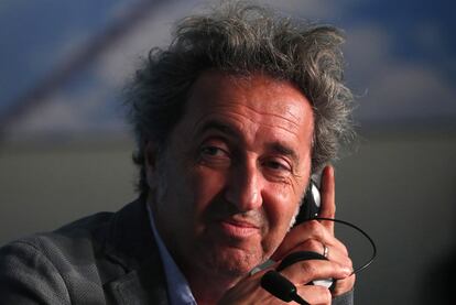 Paolo Sorrentino, durante la primera jornada de los encuentros.