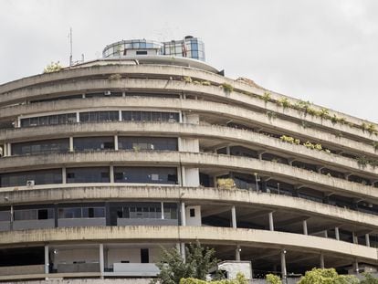 Vista del centro de detención gubernamental de El Helicoide, en Caracas, Venezuela.