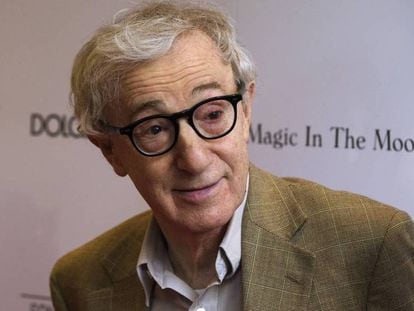 El director de cine Woody Allen a su llegada al estreno de 'Magia a la luz de la luna', en Nueva York, en julio de 2014.