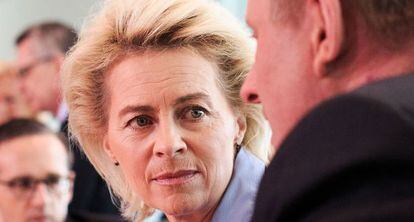 La ministra alemana de Defensa, una de las acusadas de plagio