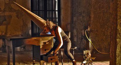 Ana Vallés, única intérprete de 'Teatro Invisible'.
