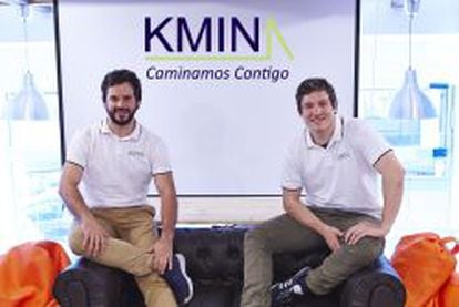 Los fundadores de Kmina, Ignacio Mañero y Alejandro Vañó.