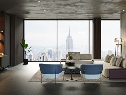 Casa de Nueva York decorada con muebles diseñados por Aston Martin.