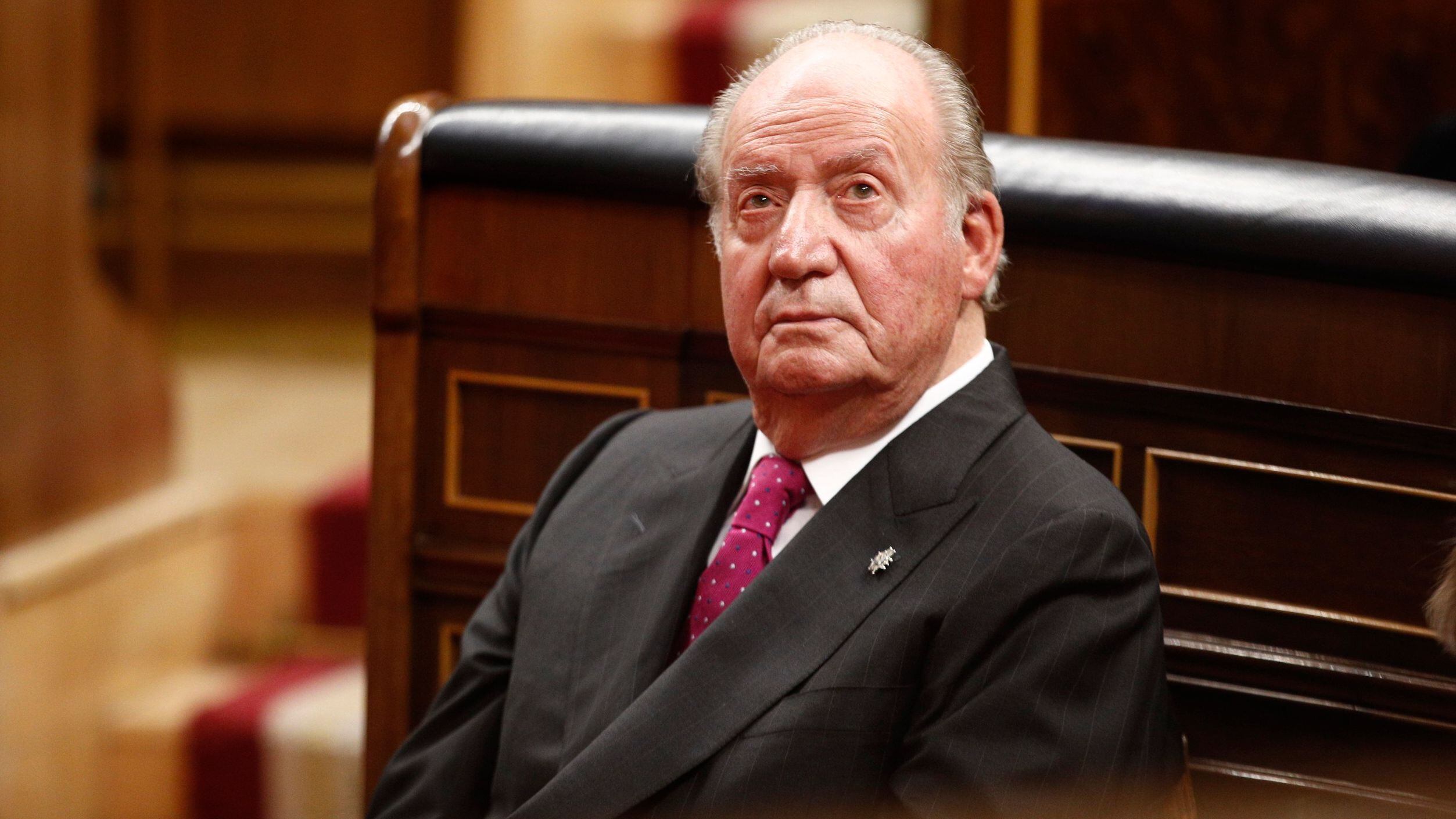 El rey emérito Juan Carlos I en el acto conmemorativo del 40º aniversario de la Constitución de 1978, en 2018.