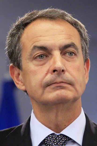 José Luis Rodríguez Zapatero, en su comparecencia para anunciar el adelanto electoral.