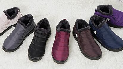 Algunos de los colores en los que pueden encontrarse en Amazon estas botas forradas para el invierno. GAATPOT.