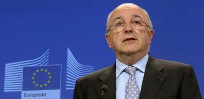 El vicepresidente de la Comisión Europea (CE), Joaquín Almunia.