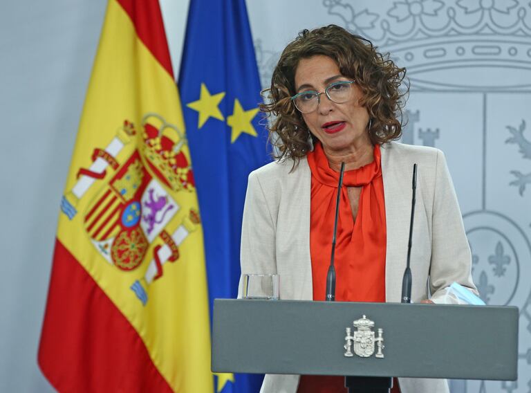 La ministra de Hacienda, María Jesús Montero.