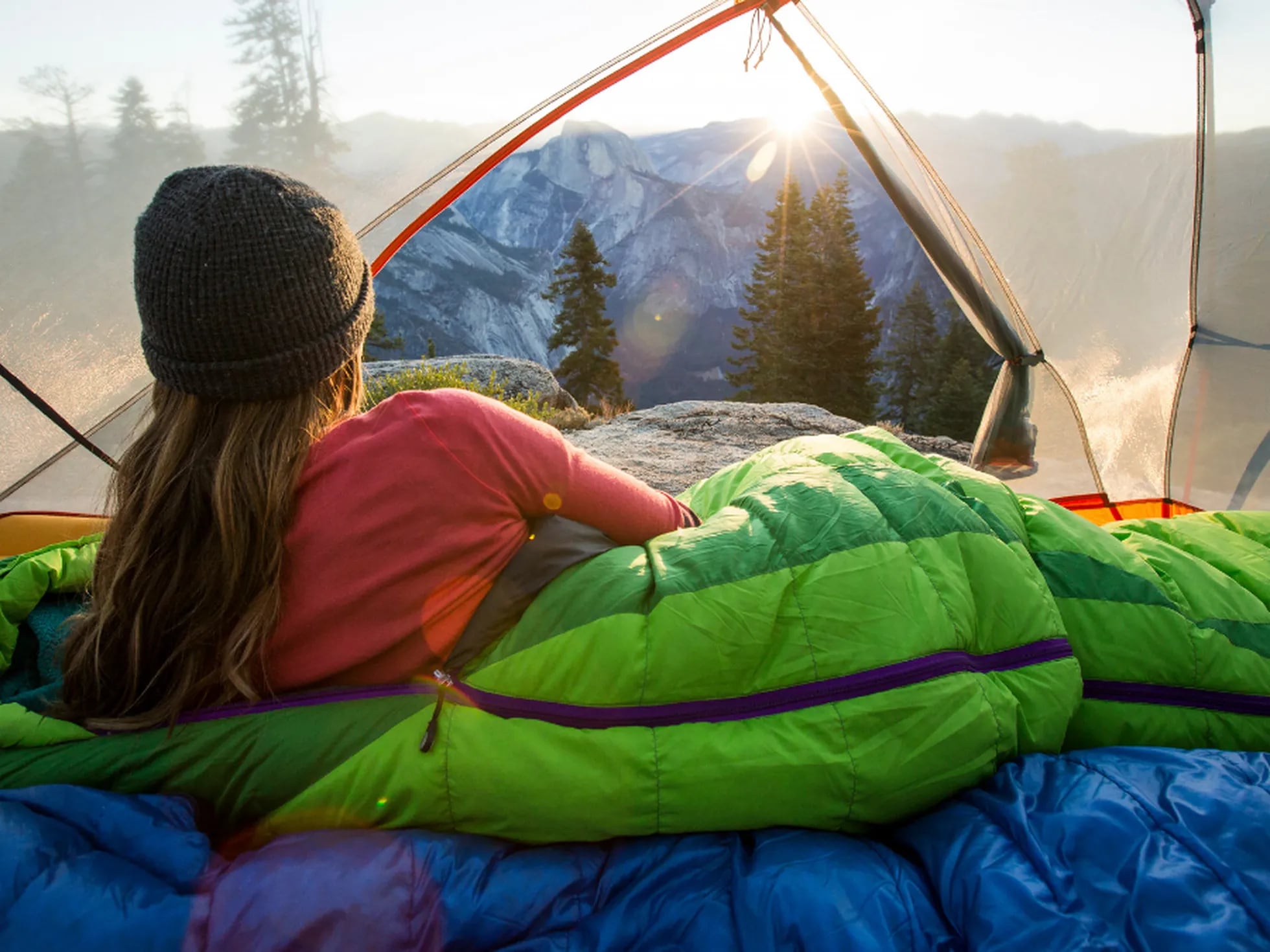 Las mejores ofertas en Sacos de dormir para Camping Resistente al agua sin  marca