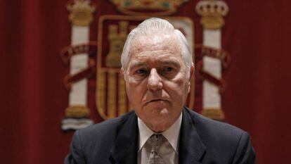 El presidente del Consejo del Poder Judicial, Carlos Divar, en una imagen de 2012.