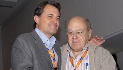 Artur Mas i Jordi Pujol, el 2010.