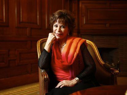 La escritora Isabel Allende, en Madrid